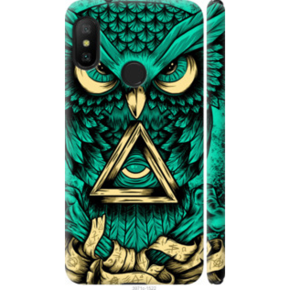 Чохол на Xiaomi Mi A2 Lite Сова Арт-тату (3971c-1522)