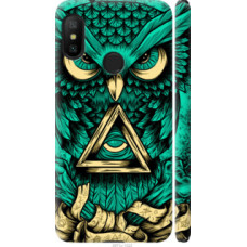 Чехол на Xiaomi Mi A2 Lite Сова Арт-тату (3971c-1522)