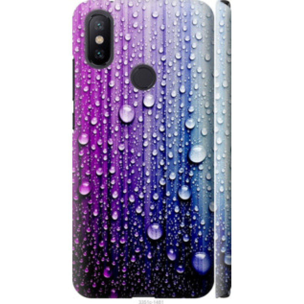Чехол на Xiaomi Mi A2 Капли воды (3351c-1481)