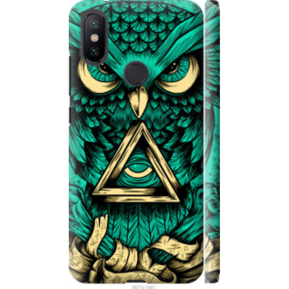 Чохол на Xiaomi Mi A2 Сова Арт-тату (3971c-1481)