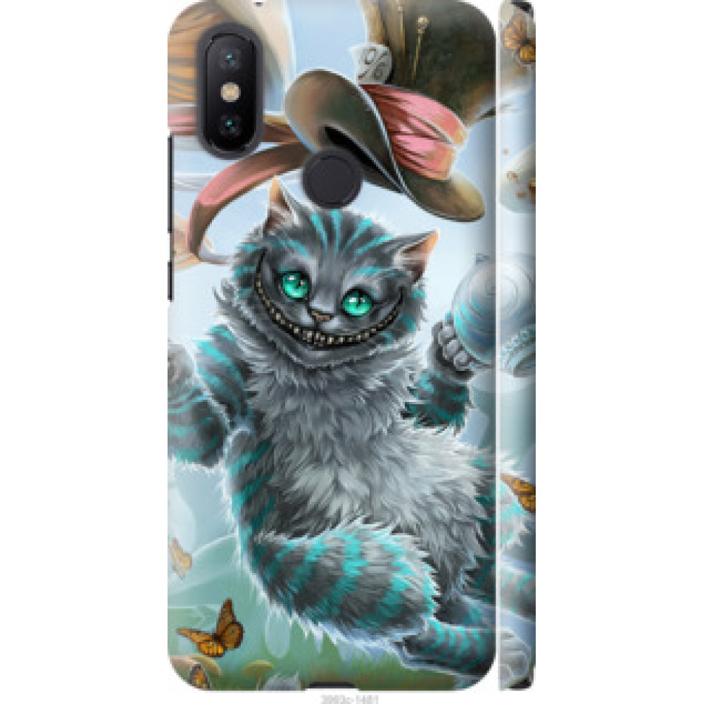 Чехол на Xiaomi Mi A2 Чеширский кот 2 (3993c-1481)