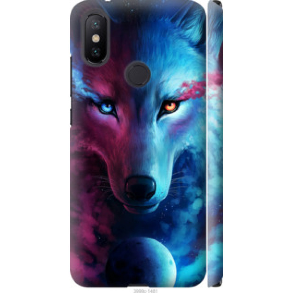 Чехол на Xiaomi Mi A2 Арт-волк (3999c-1481)