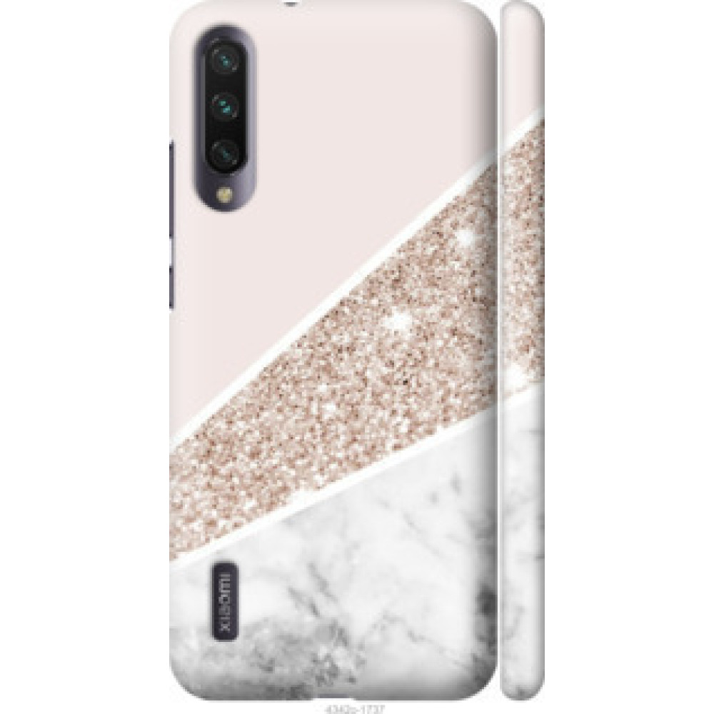 Чехол на Xiaomi Mi A3 Пастельный мрамор (4342c-1737)