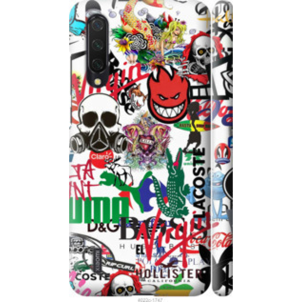 Чохол на Xiaomi Mi 9 Lite Many different logos (4022c-1834)