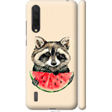 Чехол на Xiaomi Mi 9 Lite Енотик с арбузом (4605c-1834)