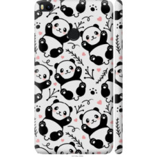 Чехол на Xiaomi Mi Max 2 Панды (4318c-994)