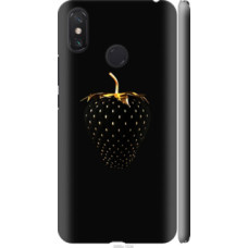 Чехол на Xiaomi Mi Max 3 Черная клубника (3585c-1534)