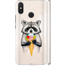 Чехол на Xiaomi Mi Max 3 Енотик с мороженым (4602c-1534)