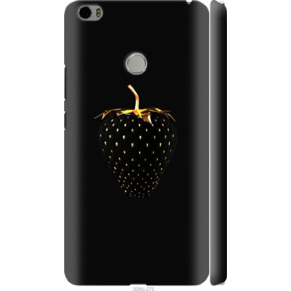 Чехол на Xiaomi Mi Max Черная клубника (3585c-275)