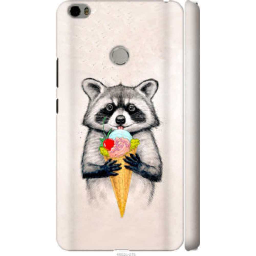 Чохол на Xiaomi Mi Max Енотик с мороженым (4602c-275)