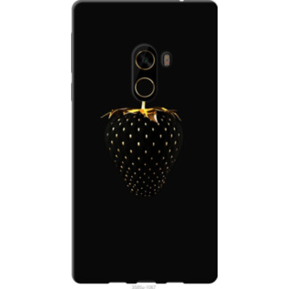 Чехол на Xiaomi Mi MiX 2 Черная клубника (3585u-1067)