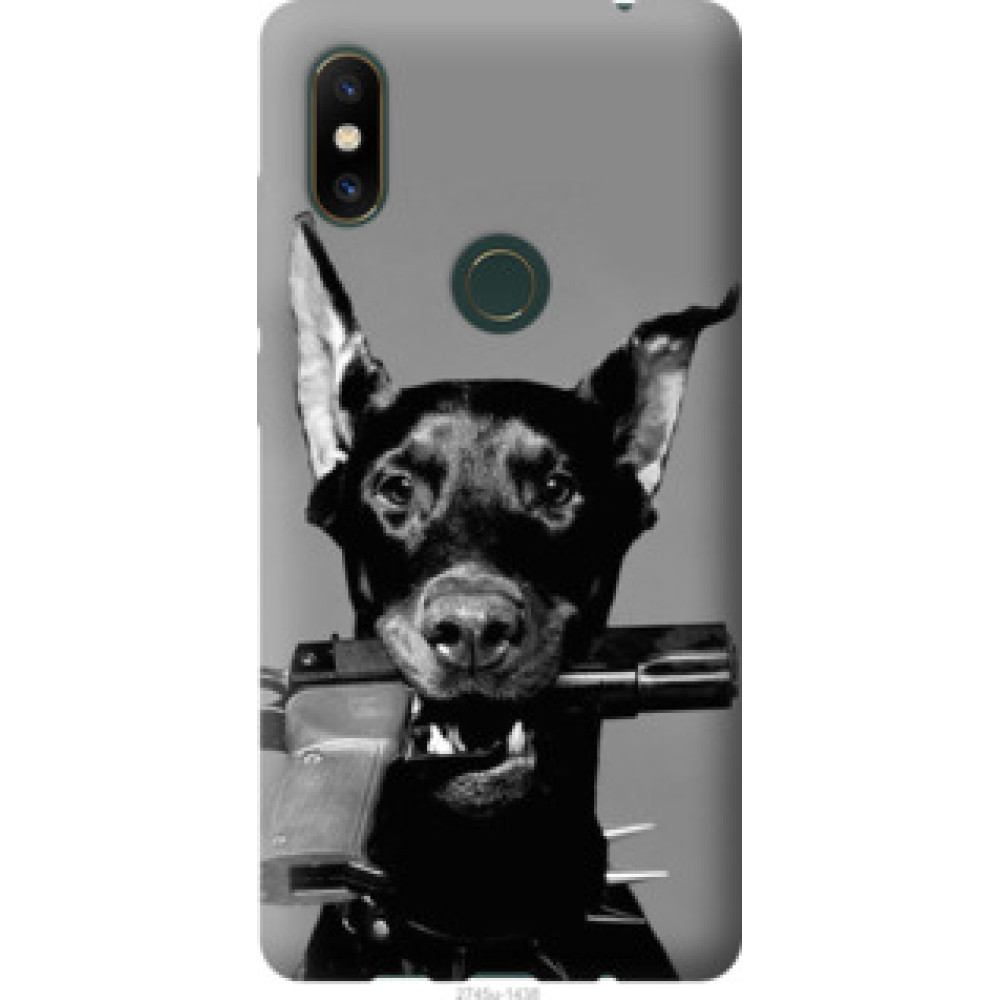 Чехол на Xiaomi Mi Mix 2s Доберман (2745u-1438)