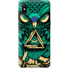 Чехол на Xiaomi Mi Mix 3 Сова Арт-тату (3971u-1599)