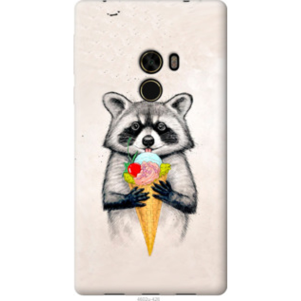 Чехол на Xiaomi Mi MiX Енотик с мороженым (4602u-426)