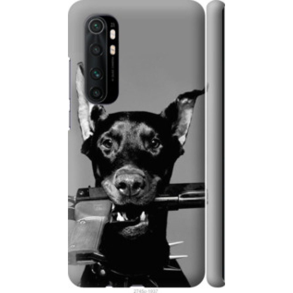 Чехол на Xiaomi Mi Note 10 Lite Доберман (2745c-1937)