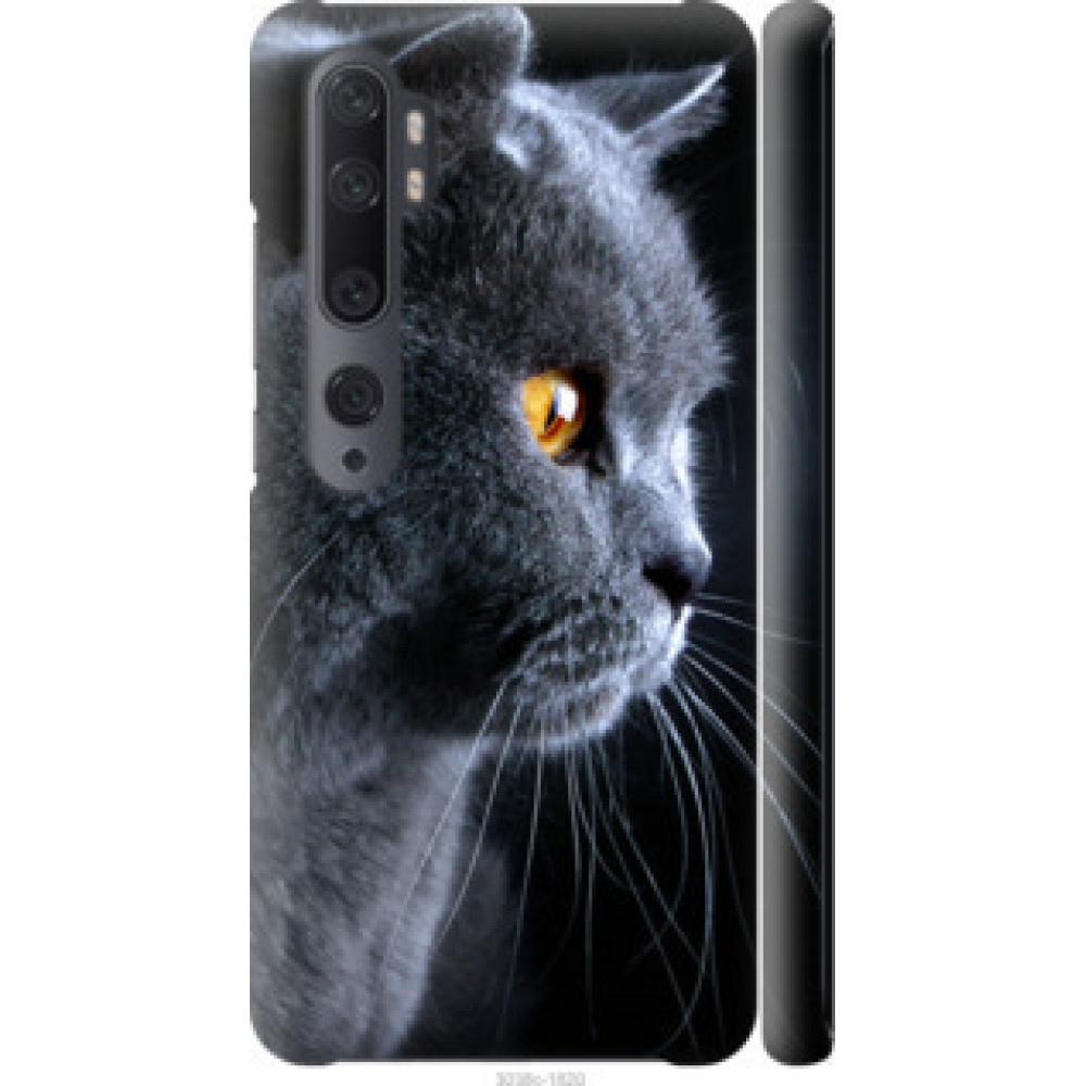 Чехол на Xiaomi Mi Note 10 Красивый кот (3038c-1820)