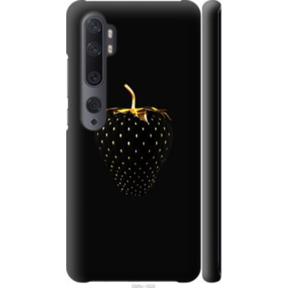 Чехол на Xiaomi Mi Note 10 Черная клубника (3585c-1820)