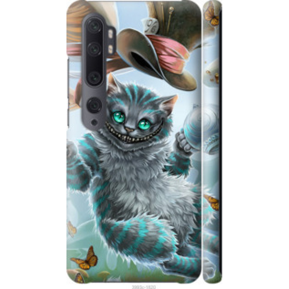 Чехол на Xiaomi Mi Note 10 Чеширский кот 2 (3993c-1820)