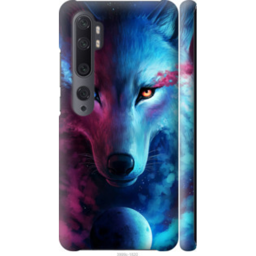 Чохол на Xiaomi Mi Note 10 Арт-волк (3999c-1820)