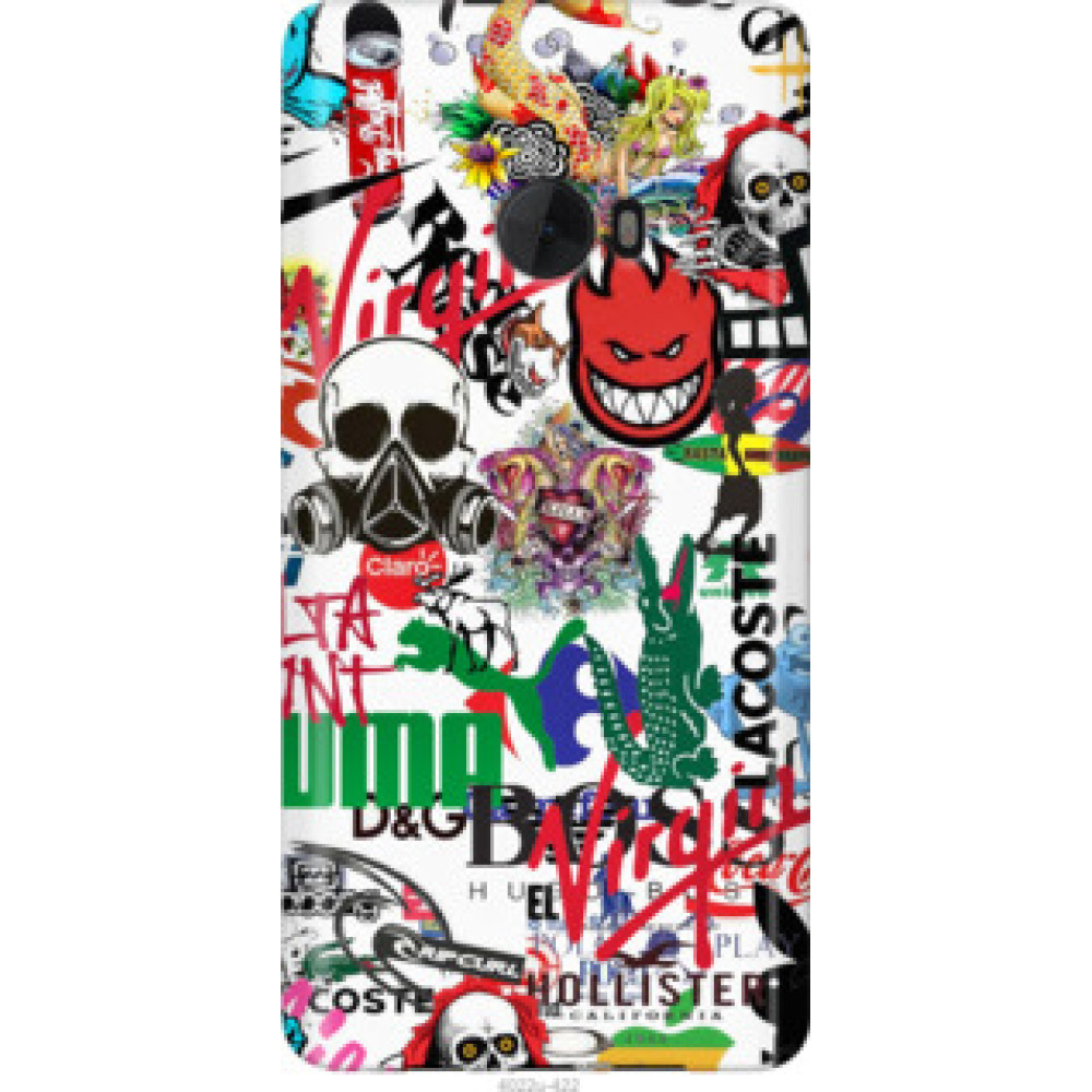 Чехол на Xiaomi Mi Note 2 Many different logos (4022u-422)