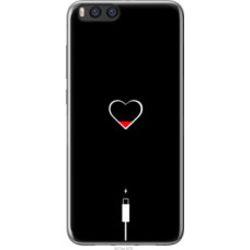 Чехол на Xiaomi Mi Note 3 Подзарядка сердца (4274u-978)