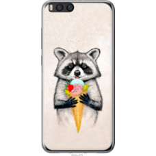 Чехол на Xiaomi Mi Note 3 Енотик с мороженым (4602u-978)