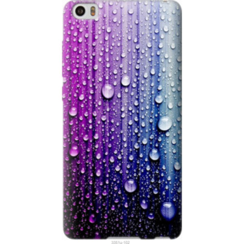 Чехол на Xiaomi Mi Note Капли воды (3351u-102)