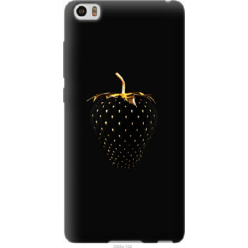 Чехол на Xiaomi Mi Note Черная клубника (3585u-102)