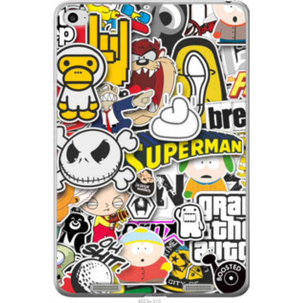 Чехол на Xiaomi Mi Pad 2 Popular logos (4023u-313)