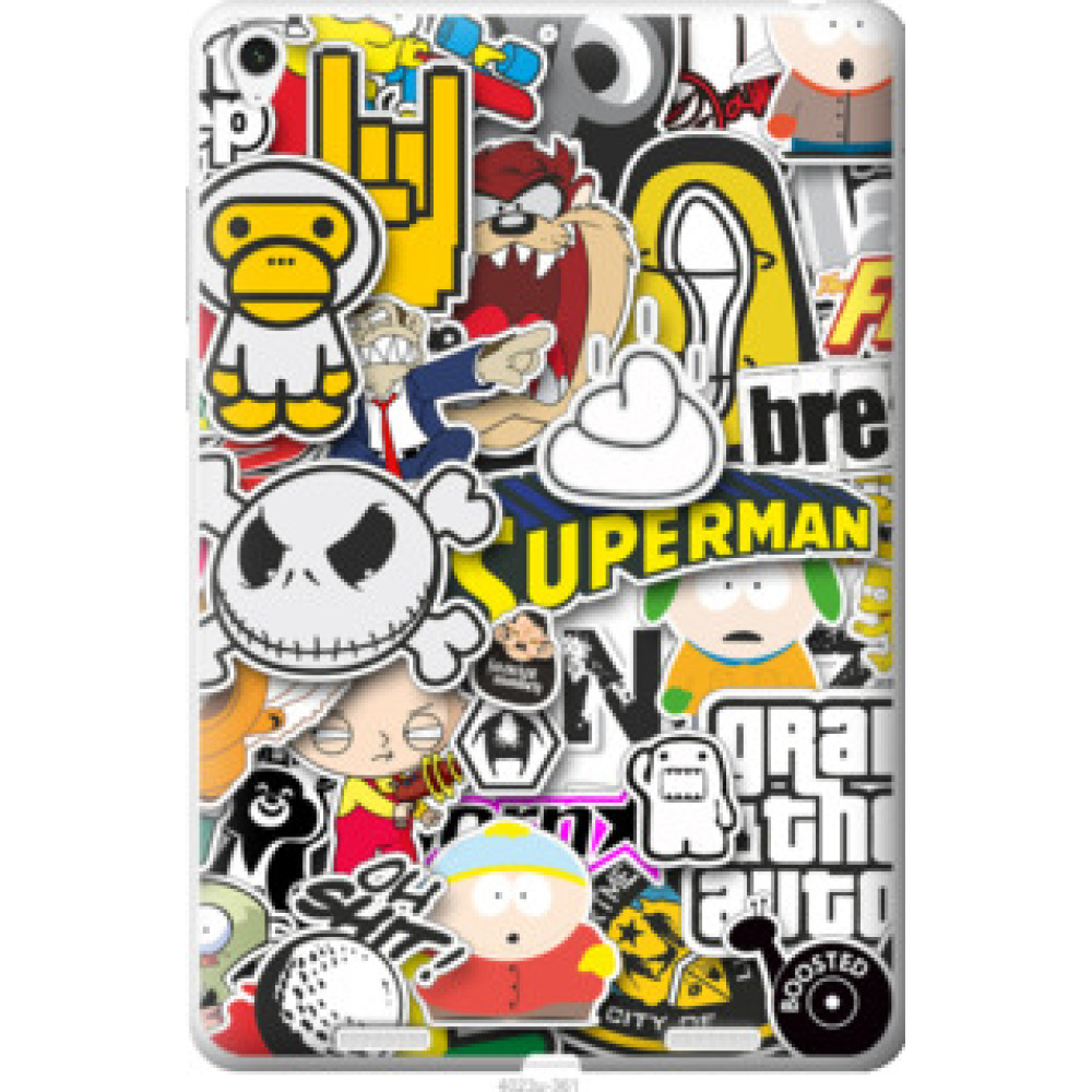 Чехол на Xiaomi Mi Pad Popular logos (4023u-361)