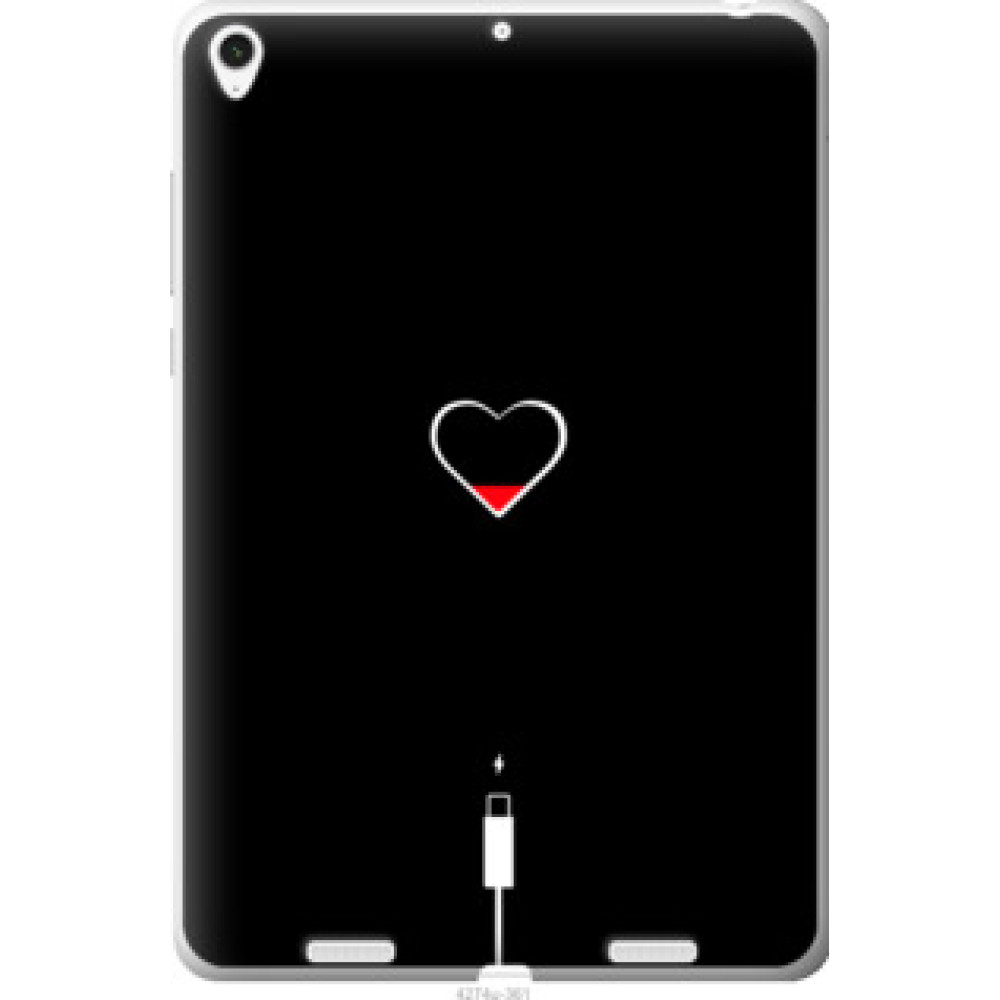 Чехол на Xiaomi Mi Pad Подзарядка сердца (4274u-361)
