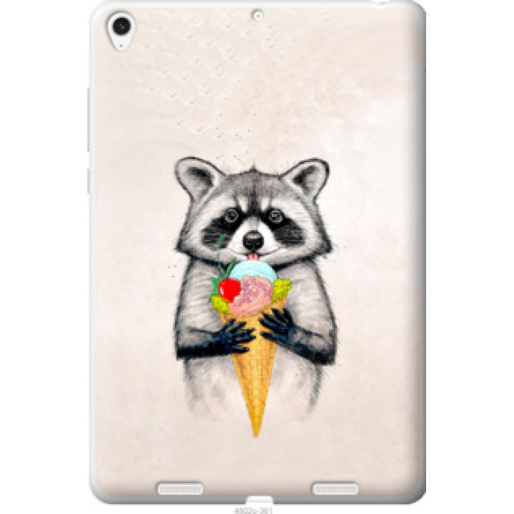 Чехол на Xiaomi Mi Pad Енотик с мороженым (4602u-361)