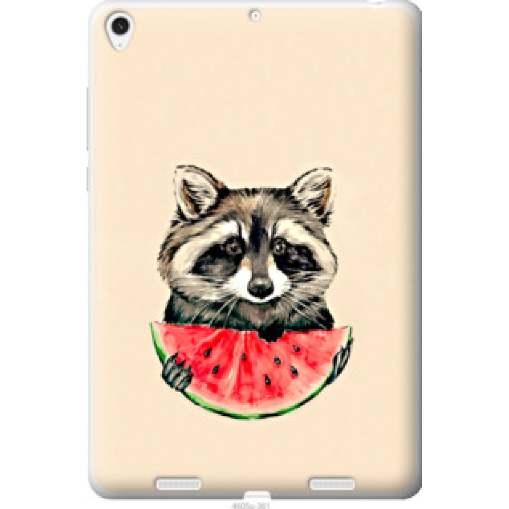 Чехол на Xiaomi Mi Pad Енотик с арбузом (4605u-361)