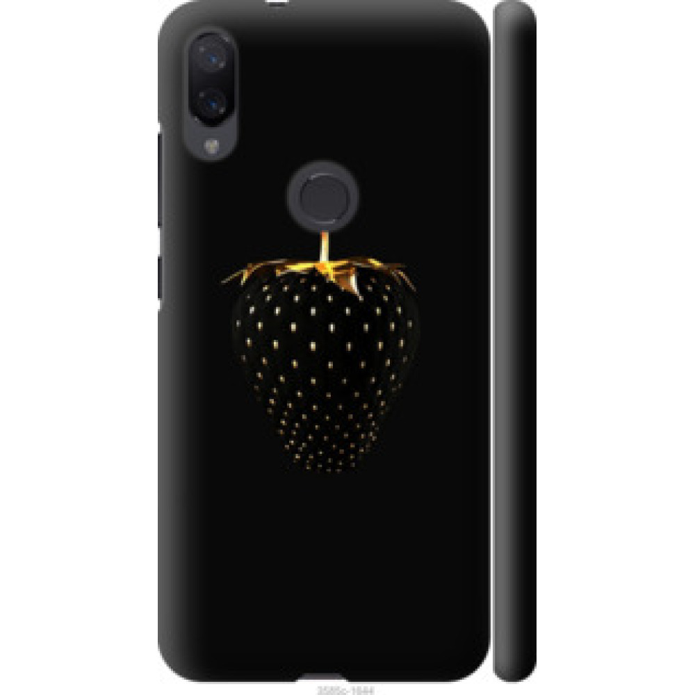 Чохол на Xiaomi Mi Play Черная клубника (3585c-1644)