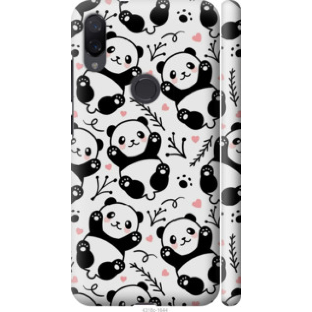 Чехол на Xiaomi Mi Play Панды (4318c-1644)