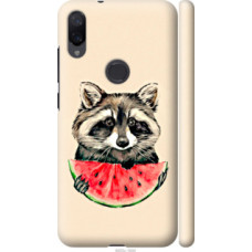 Чехол на Xiaomi Mi Play Енотик с арбузом (4605c-1644)