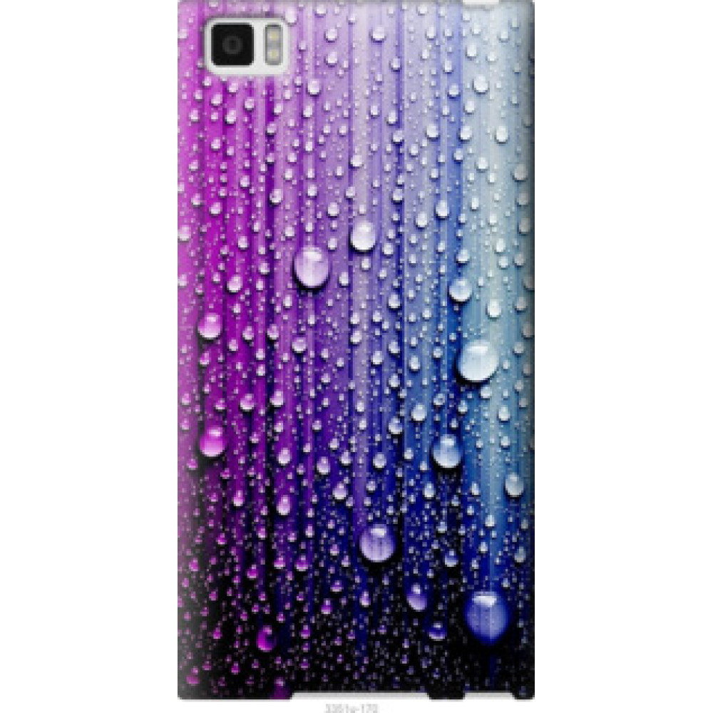 Чехол на Xiaomi Mi3 Капли воды (3351u-170)