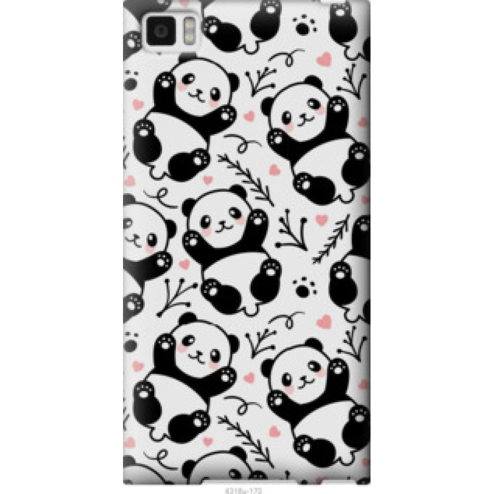 Чехол на Xiaomi Mi3 Панды (4318u-170)