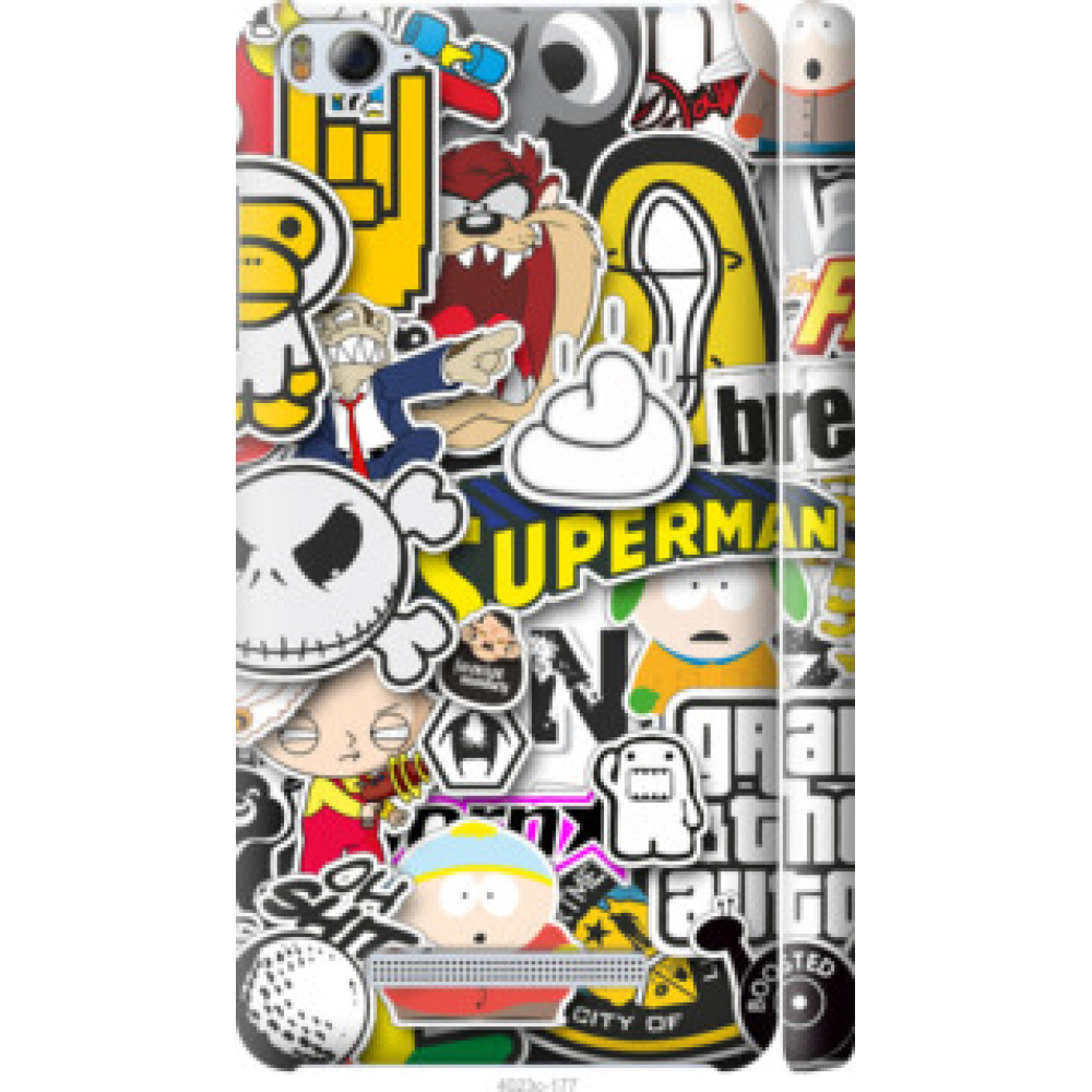 Чехол на Xiaomi Mi4i Popular logos (4023c-177)