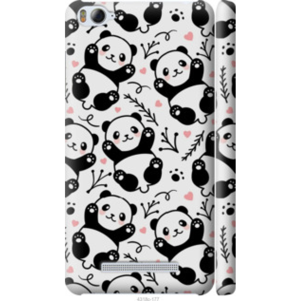 Чохол на Xiaomi Mi4i Панды (4318c-177)