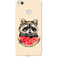 Чехол на Xiaomi Mi4s Енотик с арбузом (4605u-266)