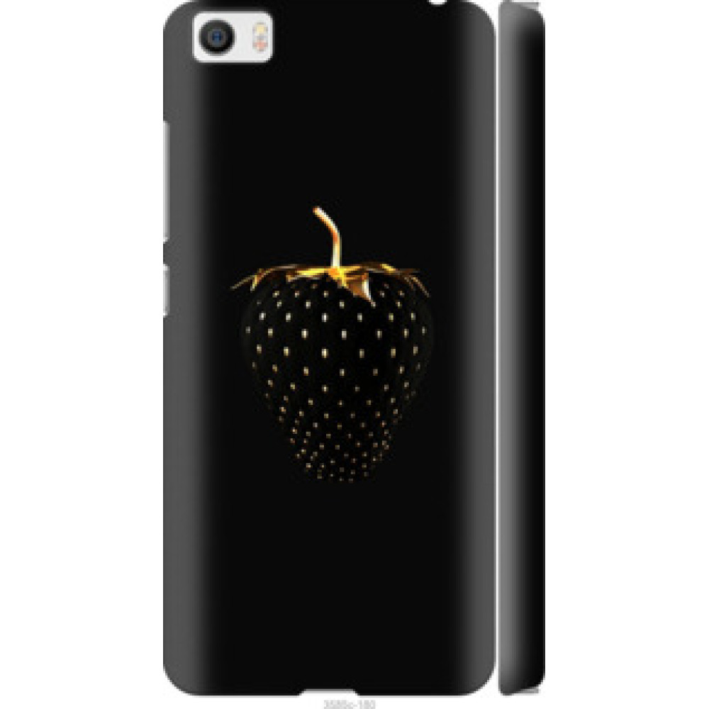 Чехол на Xiaomi Mi5 Черная клубника (3585c-180)