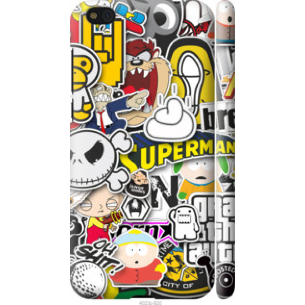 Чехол на Xiaomi Mi5c Popular logos (4023c-820)