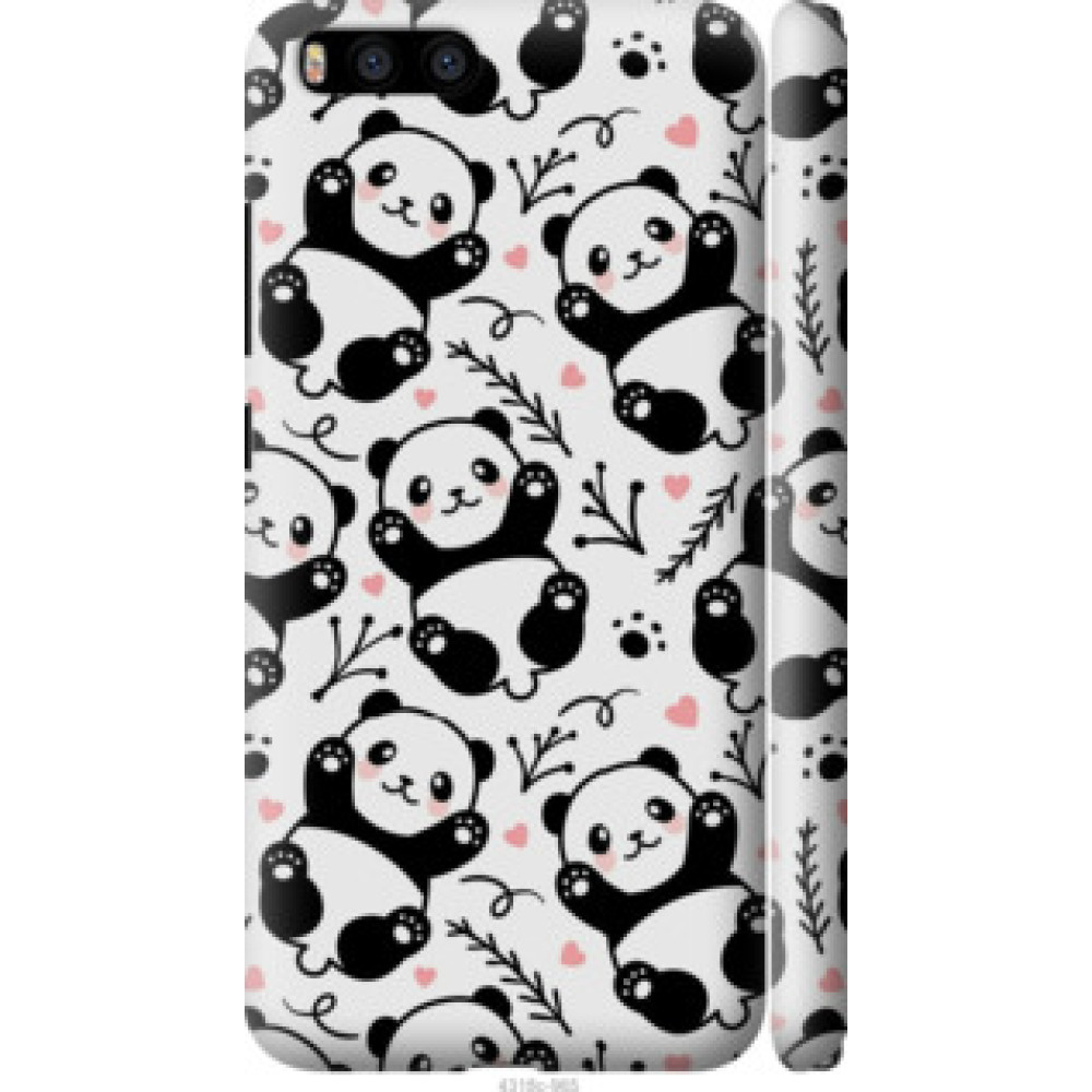 Чохол на Xiaomi Mi6 Панды (4318c-965)