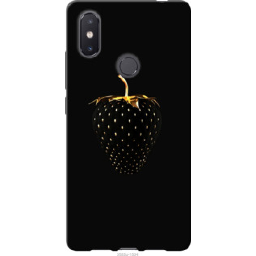 Чехол на Xiaomi Mi8 SE Черная клубника (3585u-1504)
