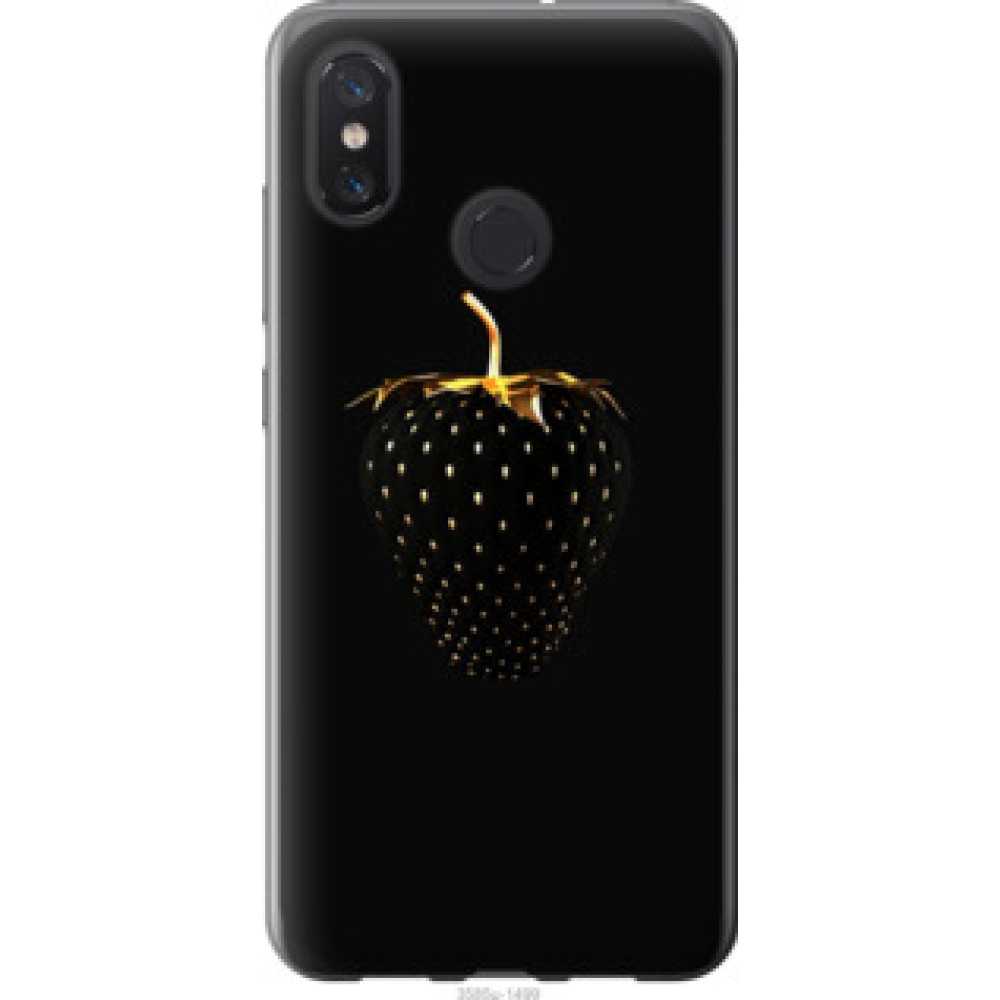 Чохол на Xiaomi Mi8 Черная клубника (3585u-1499)