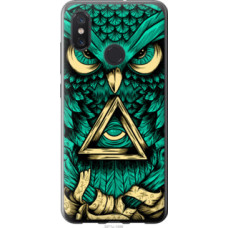 Чехол на Xiaomi Mi8 Сова Арт-тату (3971u-1499)