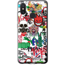 Чехол на Xiaomi Mi8 Many different logos (4022u-1499)