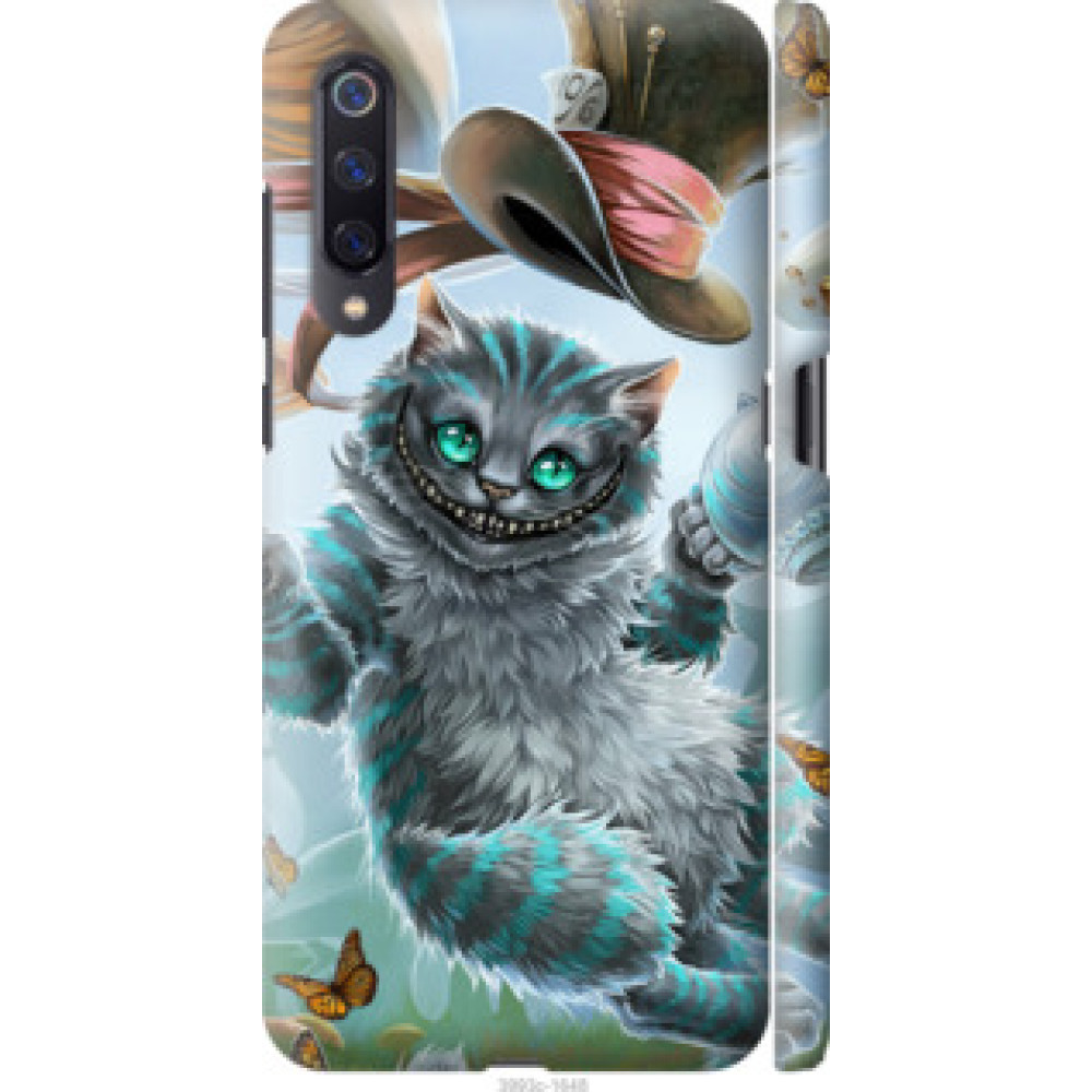 Чехол на Xiaomi Mi9 Чеширский кот 2 (3993c-1648)