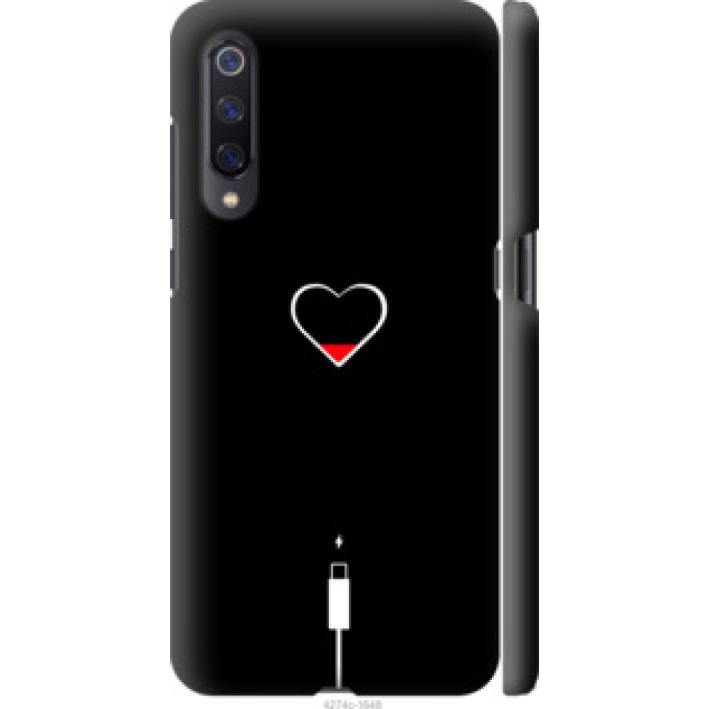 Чохол на Xiaomi Mi9 Подзарядка сердца (4274c-1648)